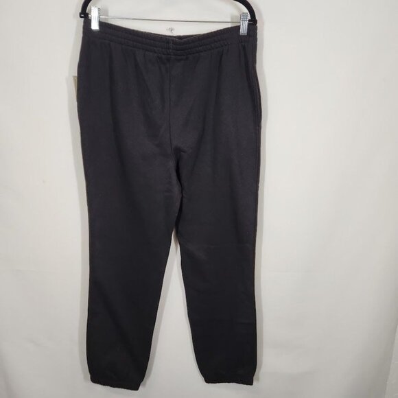 NWT Ama zon Essentials Men's Closed Bottom Fleece Sweatpants in Black Size Large - Picture 4 of 8
